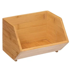 Caja Organizador de Bambú Apilable Sliding Pequeño