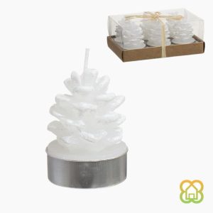 Tealights Piña Blanca Pack 6