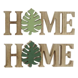 Decoración de Madera Home Para Mesa 30 X 2,5 X 11 cm