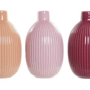 Jarrón porcelana 10,5x10,5x18,2 3 surt.