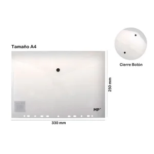 Carpeta Sobre Archivable A4 Transparente