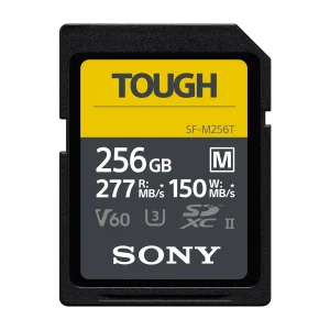 Sony TOUGH SF-M Memoria SDXC de 256GB | UHS-II | V60 | U3 | Clase 10 | 277Mb/s