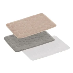 Alfombra Baño Mat Stones de Microfibra 60x40cm